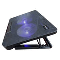 Laptop Cooling Pad N99 — Dual Fan | Adjustable Stand | Blue LED | Up to 17"